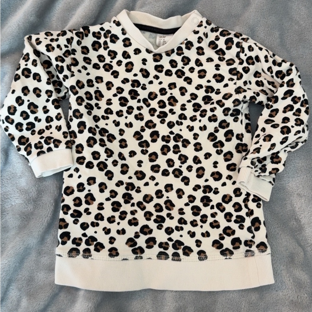 Leopard Print Kids Sweatshirt
